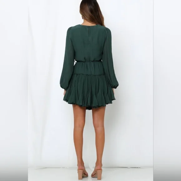 NWT, Once In A Blue Moon Dress Green, Size 6 (M) - Picture 4 of 11